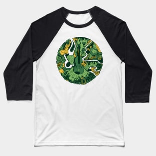 Forrest Green Circle of Music Baseball T-Shirt